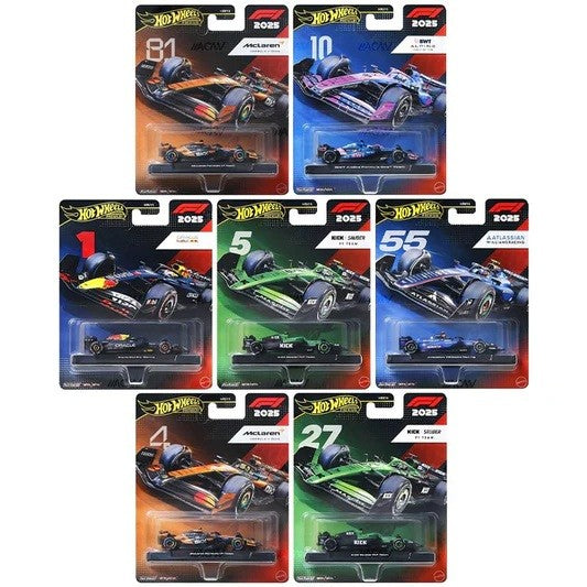 Hot Wheels 1:64 F1 2026 Racing Premium K Assortment SET OF 10 CARS - HRV11-956K Passion Diecast