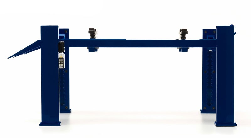 (Preorder) Manual Four-Post Lift in Blue - Greenlight - 1/18 - 12884