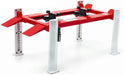 Manual Four-Post Lift in Red And White - Greenlight - 1/18 - 12888 - Passion Diecast 