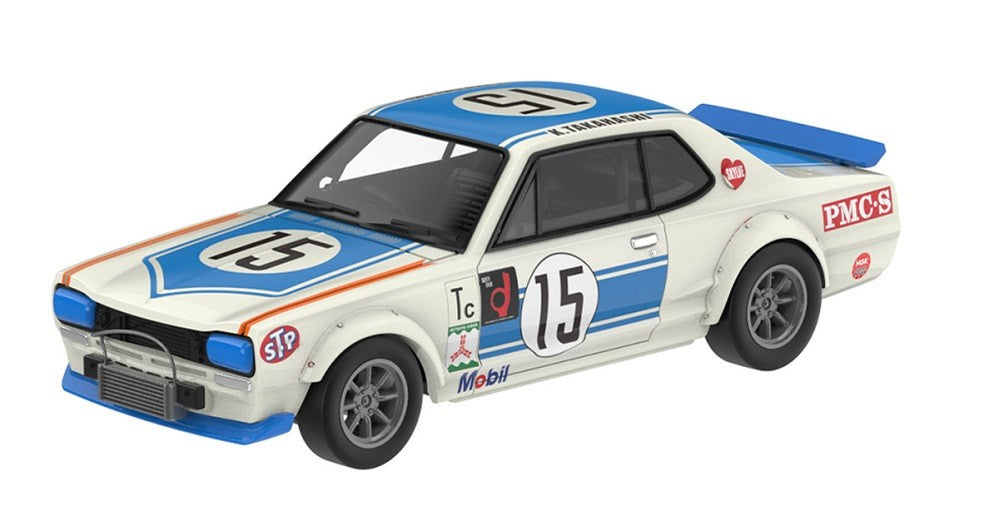 1971 Nissan Skyline Hakosuka in White - Tokyo Torque Series 10 - 1/64 Greenlight - 235110 B