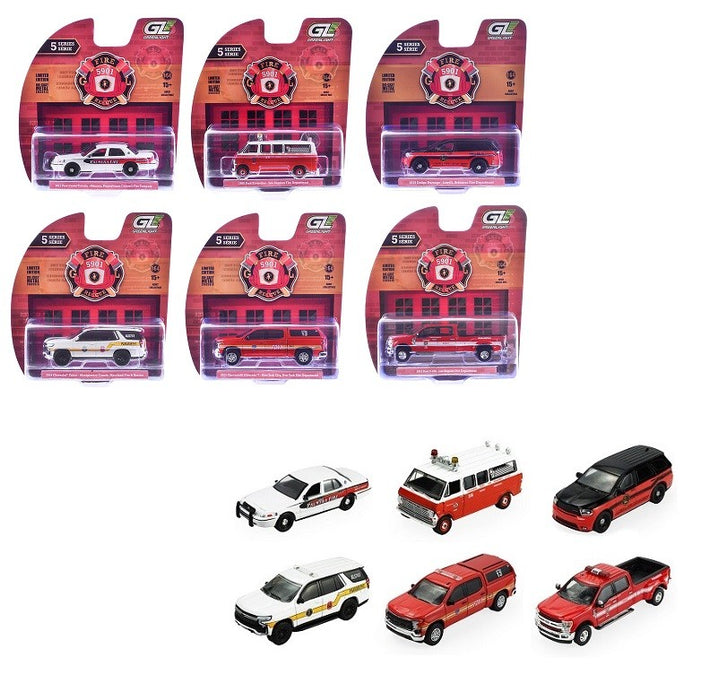 Fire Rescue Series 5 - Assortment - 1/64 Greenlight - 67070 Passion Diecast