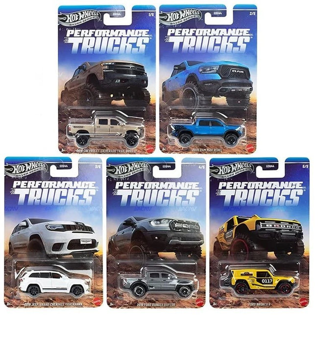 Hot Wheels 1:64 Performance Truck Silver Series 2026 Assortment SET OF 10 CARS - GDG44-957T Passion Diecast