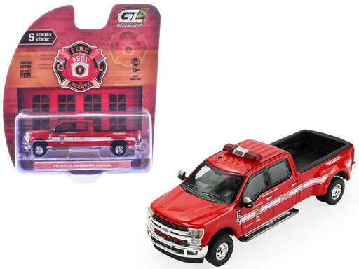 2018 Ford F-350 - Los Angeles Fire Department - Fire Rescue Series 5 - 1/64 Greenlight - 67070 F