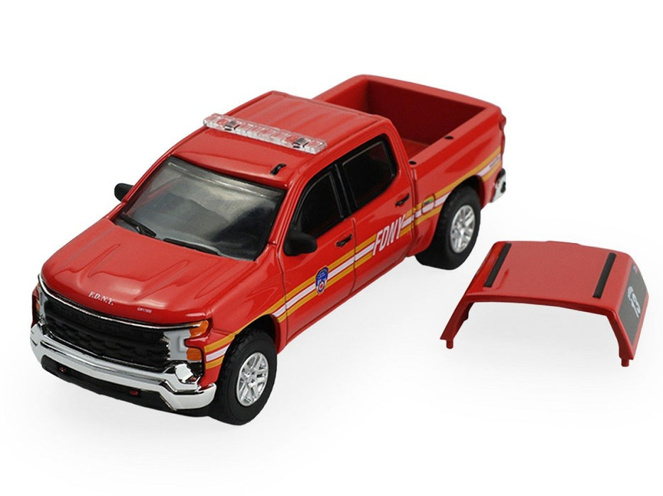 2023 Chevrolet Silverado - FDNY - Fire Rescue Series 5 - 1/64 Greenlight - 67070 E