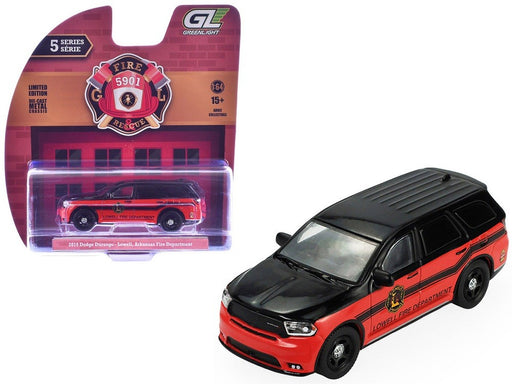 2019 Dodge Durango - Arkansas, Lowell Fire Department - Fire Rescue Series 5 - 1/64 Greenlight - 67070 C