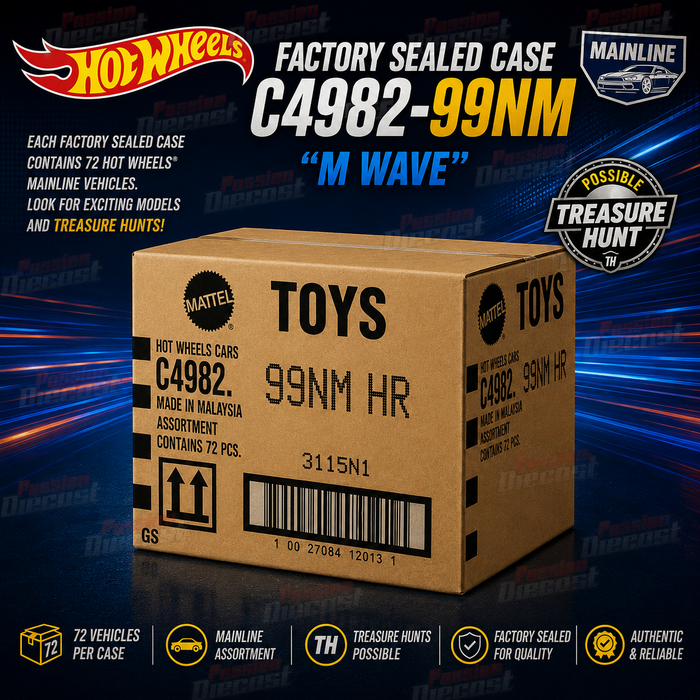 (Preorder) Hot Wheels 1/64 2026 Basic International Sealed Case M 72 cars - C4982-99NM