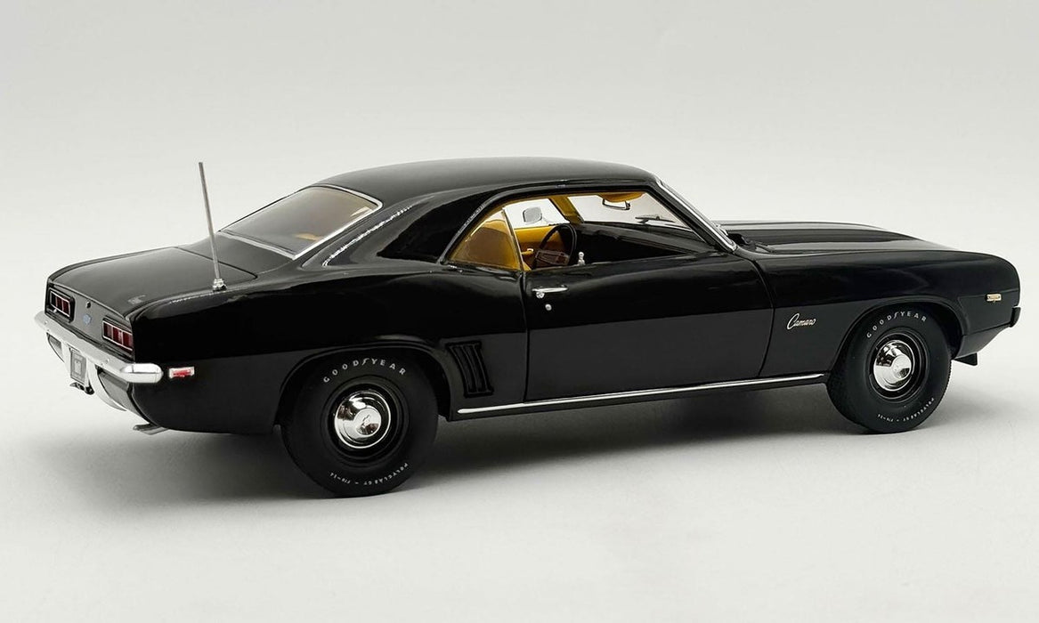 1969 Chevrolet COPO Camaro in Black with Yellow Houndstooth Interior - 1 of 1 - ACME - 1/18 - A1805736
