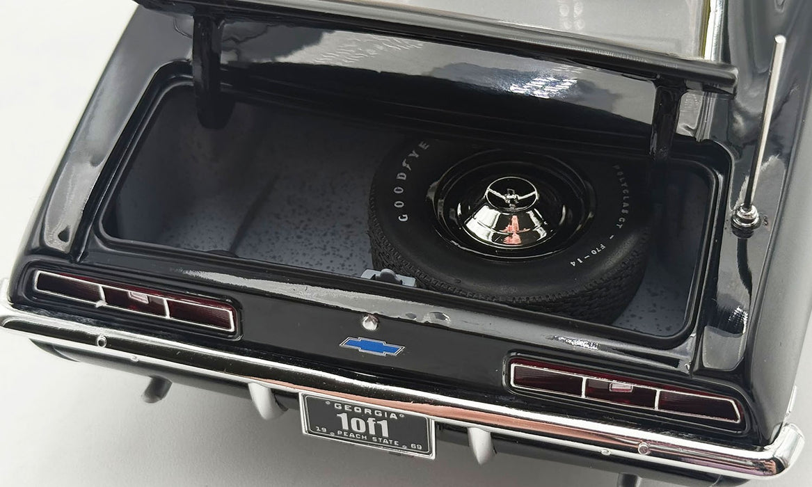 1969 Chevrolet COPO Camaro in Black with Yellow Houndstooth Interior - 1 of 1 - ACME - 1/18 - A1805736