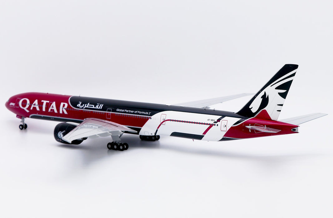 Qatar Airways Boeing 777-300ER "Formula 1" / A7-BEG /  JC Wings / 1:200 /XX20874