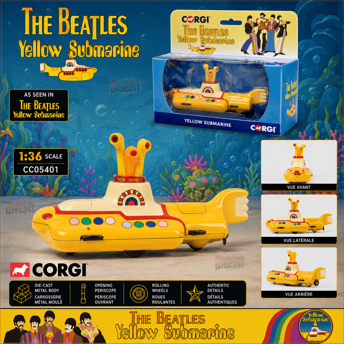 The Beatles - Yellow Submarine 6 - Corgi 1:36 - CC05401 Passion Diecast