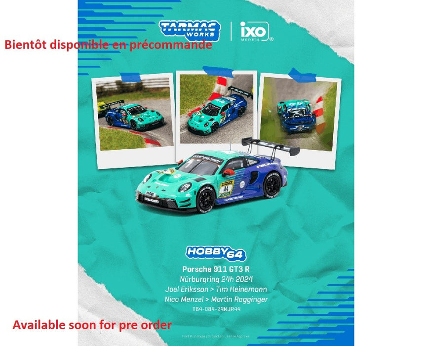Porsche 911 GT3 R Nürburgring 24h 2024 - Tarmac Works - 1/64 - T64-084-24NUR44 Passion Diecast