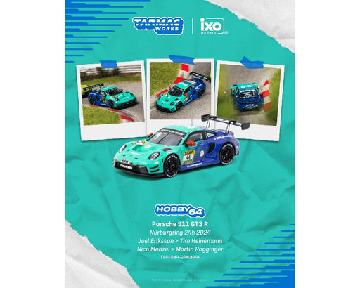 Porsche 911 GT3 R Nürburgring 24h 2024 - Tarmac Works - 1/64 - T64-084-24NUR44 Passion Diecast