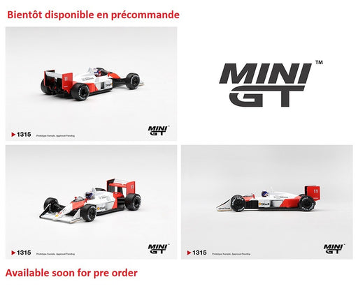 McLaren MP4/4 No.11 Alain Prost 1988 Canadian Grand Prix 2nd Place - Mini GT - 1:64 - MGT01315 Passion Diecast