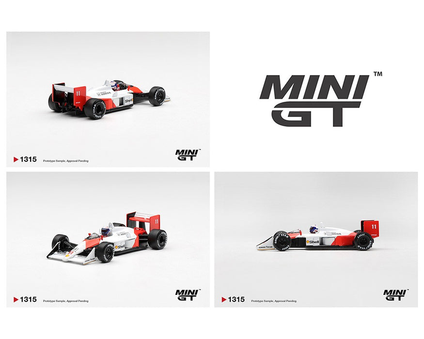 McLaren MP4/4 No.11 Alain Prost 1988 Canadian Grand Prix 2nd Place - Mini GT - 1:64 - MGT01315 Passion Diecast