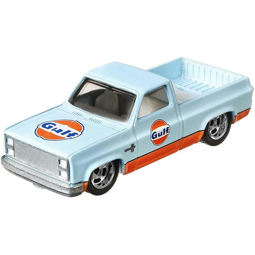 Pop Culture Vintage Oil  - 83 chevy silverado Gulf  - Hot Wheels 1:64 - GRL36