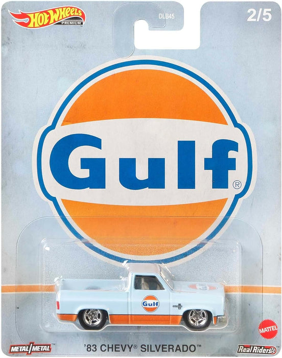 Pop Culture Vintage Oil  - 83 chevy silverado Gulf  - Hot Wheels 1:64 - GRL36