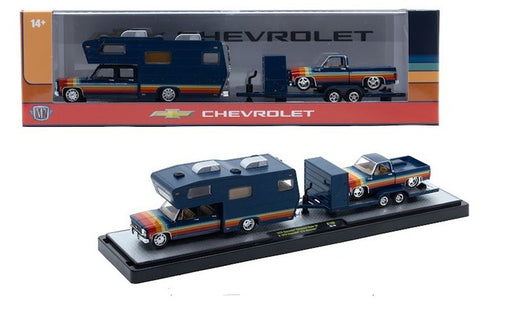 1975 Chevrolet Cheyenne Super 30 & 1978 Chevrolet C10 Silverado - M2 1/64 - 36000-100 B Psssion Diecast
