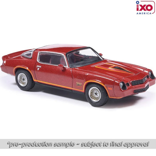 (Preorder) 1978 Chevrolet Camaro Z28 - (Carmine Metallic) - IXO Models - 1:64 - IA64017