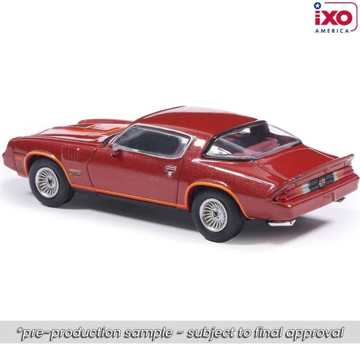 (Preorder) 1978 Chevrolet Camaro Z28 - (Carmine Metallic) - IXO Models - 1:64 - IA64017