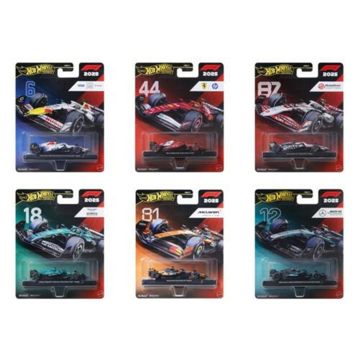 Hot Wheels 1:64 F1 2026 Racing Premium L Assortment SET OF 10 CARS - HRV11-956L