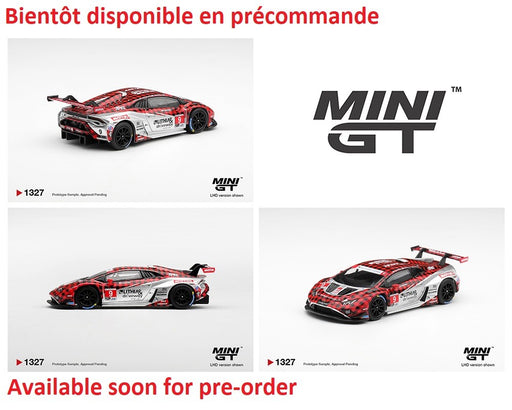 Lamborghini Huracan GT3 EVO2 No.9 Pfaff Motorsports 2025 IMSA WeatherTech GTD Pro - Mini GT - 1:64 - MGT01327 Passion Diecast