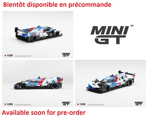 BMW M Hybrid V8 GTP No.24 BMW M Team RLL 2024 IMSA Daytona 24 Hrs - Mini GT - 1:64 - MGT01326 Passion Diecast