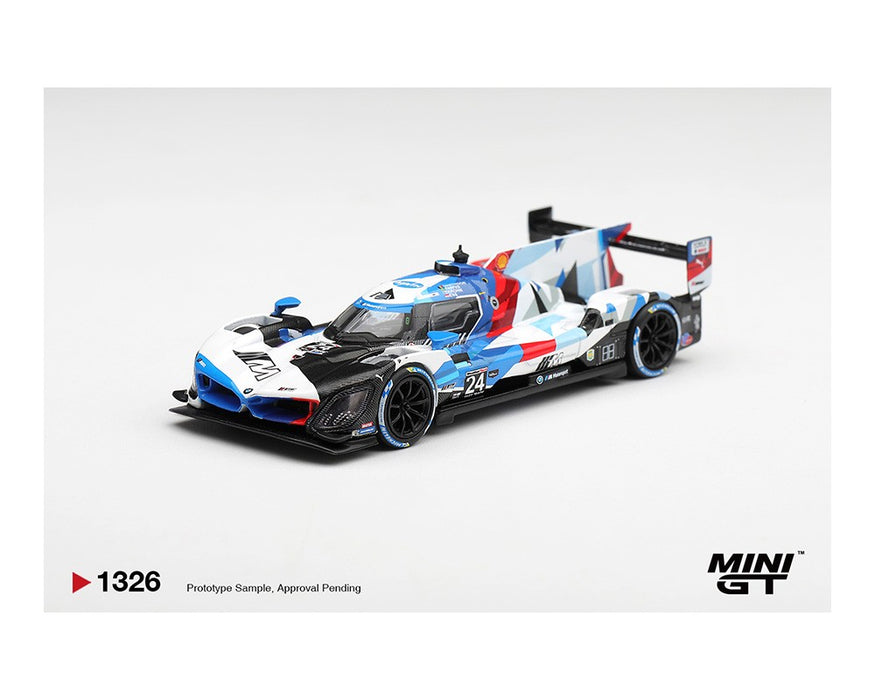 BMW M Hybrid V8 GTP No.24 BMW M Team RLL 2024 IMSA Daytona 24 Hrs - Mini GT - 1:64 - MGT01326 Passion Diecast