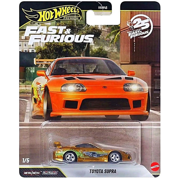 Hot Wheels 1:64 Fast & Furious 25Th Anniversary Premium 2026 R Assortment SET OF 10 CARS - HNW46-956R Passion Diecast