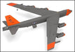USAF Boeing B-52H 49th Test Orange Livery / Herpa Wings / 1:200 HE573726