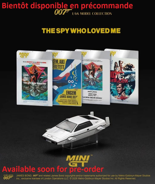 Lotus Esprit S1 The Spy Who Loved Me Submarine - Mini GT - 1:64 - MGT00920-007E Passion Diecast