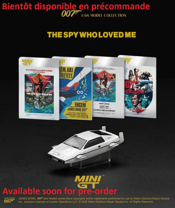 Lotus Esprit S1 The Spy Who Loved Me Submarine - Mini GT - 1:64 - MGT00920-007E Passion Diecast