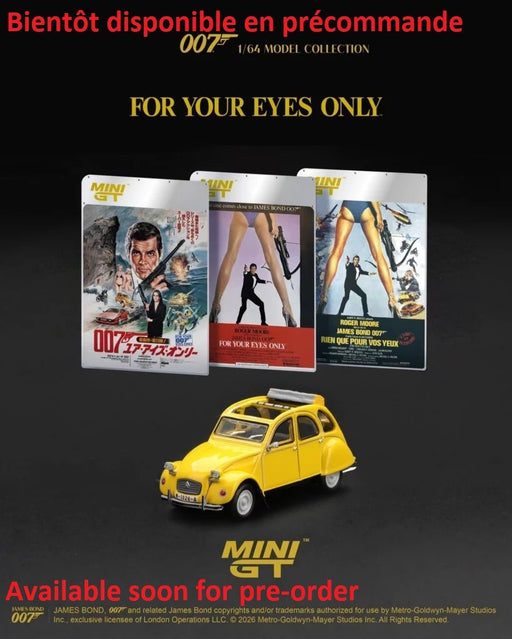 Citroën 2CV For Your Eyes Only - Mini GT - 1:64 - MGT00919-007E Passion Diecast