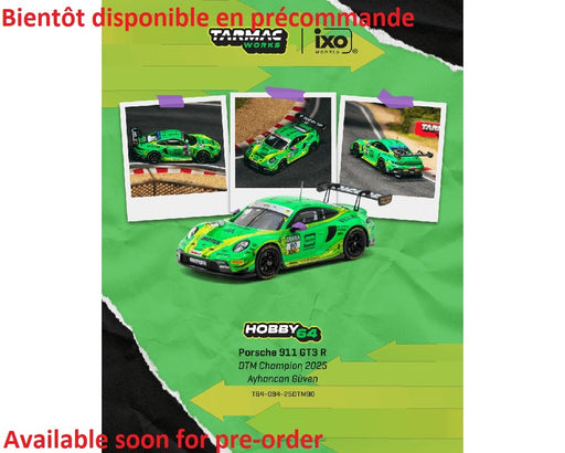 Porsche 911 GT3 R DTM Champion 2025 Ayhancan Güven - Tarmac Works - 1/64 - T64-084-25DTM90 Passion Diecast
