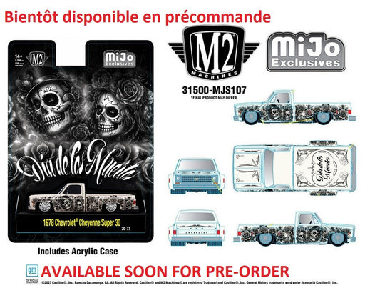 Chevrolet Cheyenne Super 10 Dare To Drive Terror Series de 1973 - Rouge - M2 Machine - 1:64 - 31500-MJS107 Passion Diecast