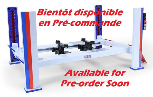  NHRA - Four-Post Lift in Red White and Blue - Greenlight - 1/18 - 13706 - Passion Diecast 