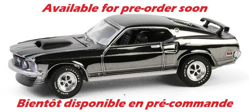 1969 Ford Mustang BOSS 429 - Silver Chrome Edition - John Wick 2014 - Hobby Exclusive - 1/64 Greenlight - 30557