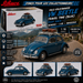 1963 Volkswagen VW Beetle Travel time (Blue) Full Open - Schuco - 1:18 - 18U00154