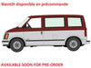 1985 Chevy Astro Van Maroon Silver Lower - Auto World Premium - 2026 Release 4A - Auto World - 1/64 - AW64572 B E