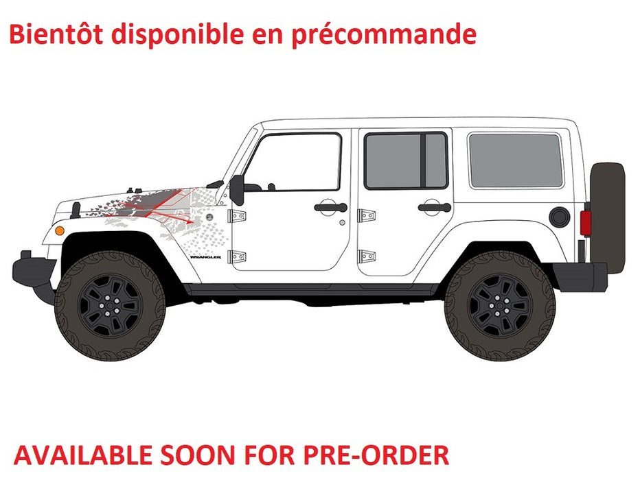 2016 Jeep Wrangler White - Auto World Premium - 2026 Release 4B - Auto World - 1/64 - AW64572 A B