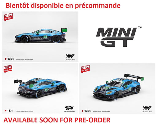 Aston Martin Vantage GT3 Evo No.44 Magnus Racing 2025 IMSA Daytona 24 Hrs - Mini GT - 1:64 - MGT01334 Passion Diecast