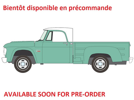 1969 Dodge D-100 Pickup Medium Green - 2026 Premium Release 5A - Auto World - 1/64 - AW64582 A C