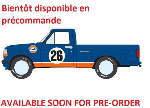 1993 Ford SVT Lightning Gulf Dark Blue Orange Rocker - Release 3A 2026 GULF - Johnny Lightning 1/64 - JLCT022 A F