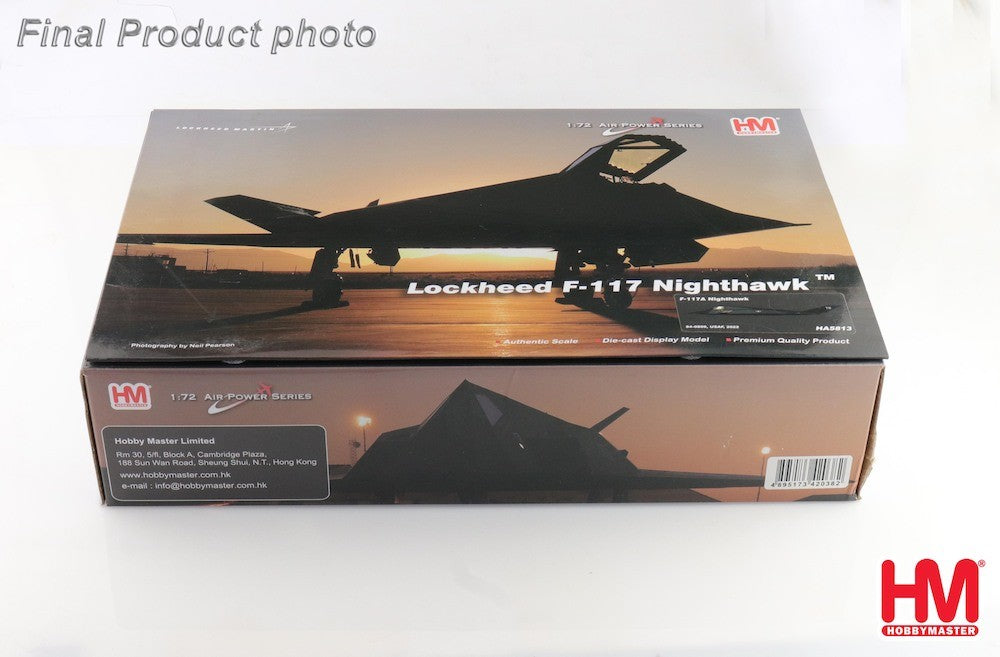 Lockheed F-117A Nighthawk / USAF Dark Knights, no. 84-0809, Tonopah Test Range, NV, 2022 / Hobby Master 1:72 HA5813