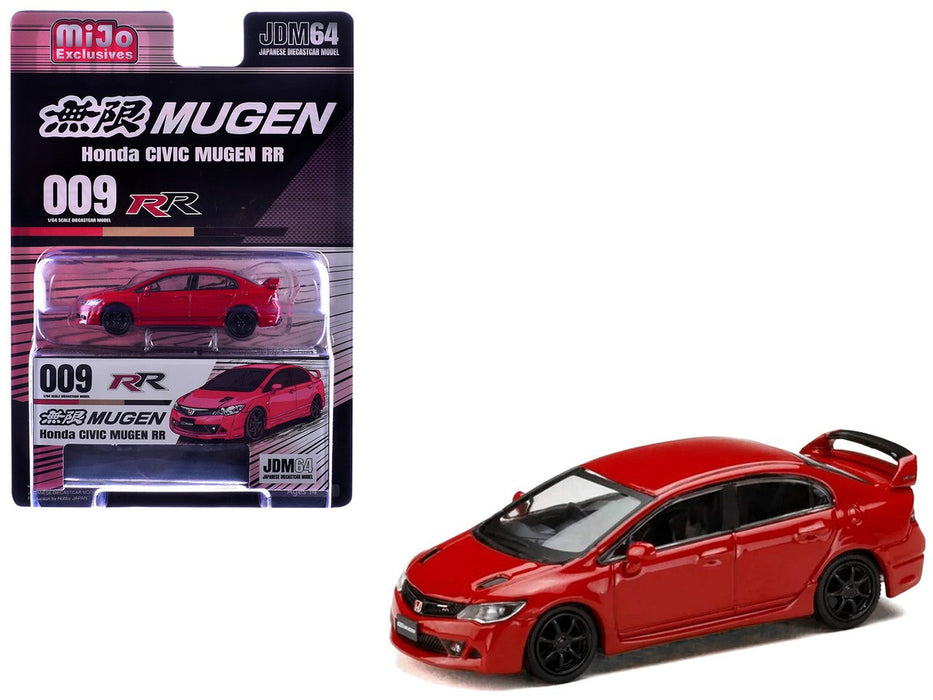 Honda Mugen Civic RR (FD2) - Milano Red - Hobby Japan - 1:64 - HJDM009-15MJ Passion Diecast