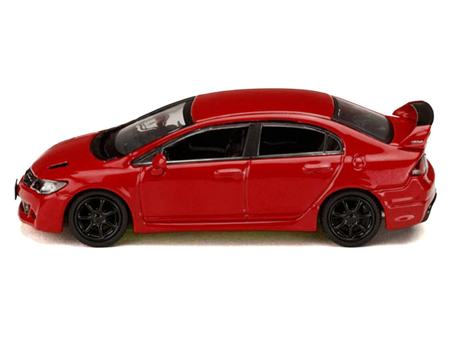 Honda Mugen Civic RR (FD2) - Milano Red - Hobby Japan - 1:64 - HJDM009-15MJ Passion Diecast