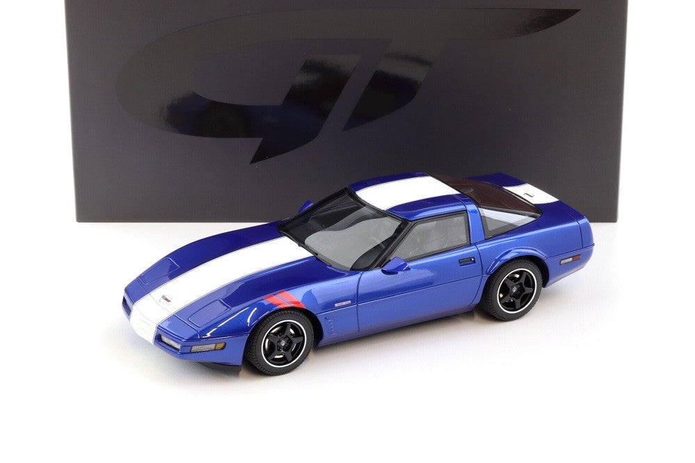CHEVROLET CORVETTE C4 GRAN SPORT BLUE 1996 - 1/18 - GT SPIRIT - GT538 Passion Diecast