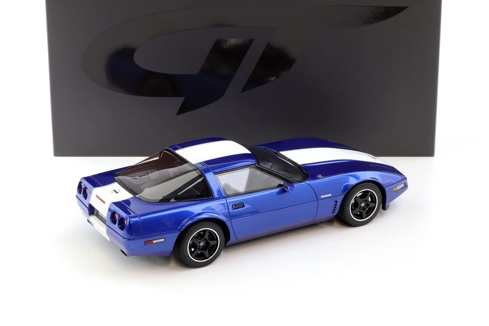 CHEVROLET CORVETTE C4 GRAN SPORT BLUE 1996 - 1/18 - GT SPIRIT - GT538 Passion Diecast