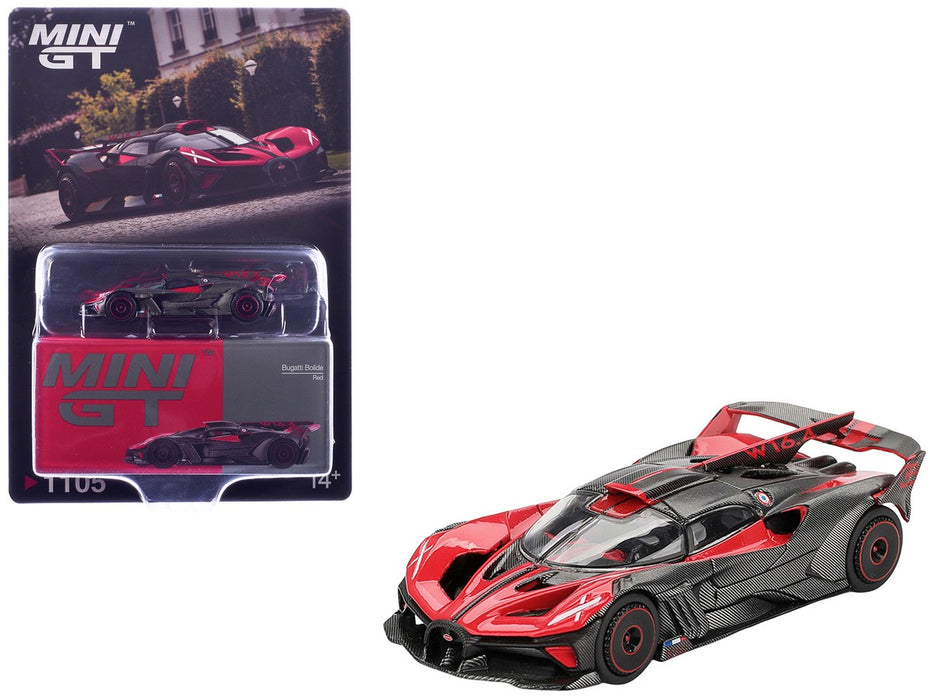 Bugatti Bolide - Red - Mini GT - 1:64 - MGT01105 Passion Diecast