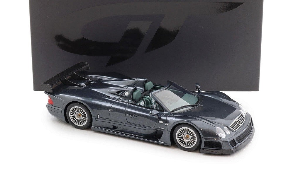 Mercedes CLK GTR Roadster grey metallic 1999 - 1/18 - GT SPIRIT - GT960 Passion Diecast