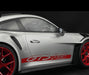 Porsche 911 GT3 RS Type 992.1 2022 Weissach Package Silver GT / Red Stripes - 1/8 - GT SPIRIT - GTS802001 Passion Diecast